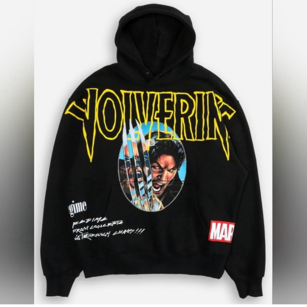 Civil Regime Logan Snap Hoodie in Black